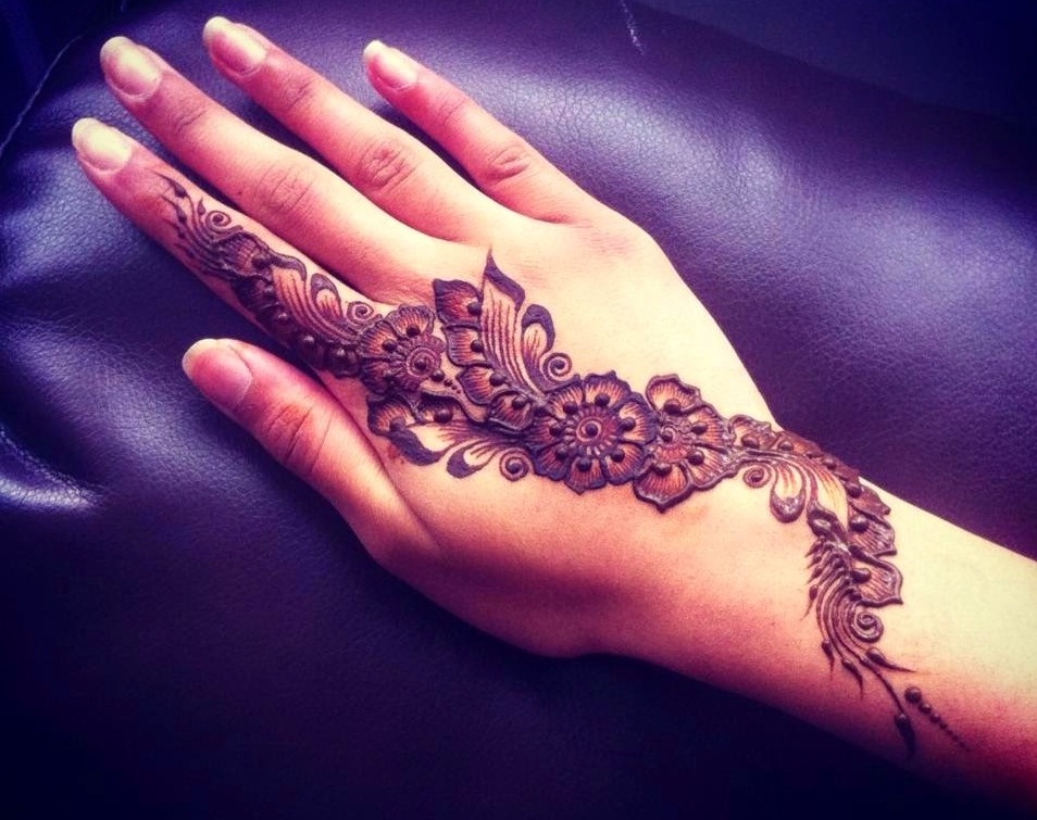 Beautiful Back  Hand  Mehandi Design  Back  Hand  Eid Mehndi  