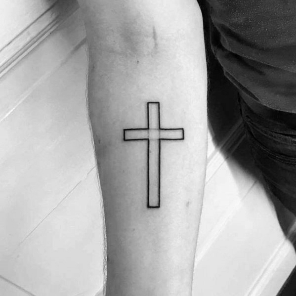 Cross Easy Arm Tattoo  Easy Arm Tattoos  Easy Tattoos  Crayon