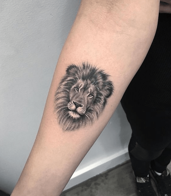 Lion Easy Arm Tattoo - Easy Arm Tattoos - Easy Tattoos ...