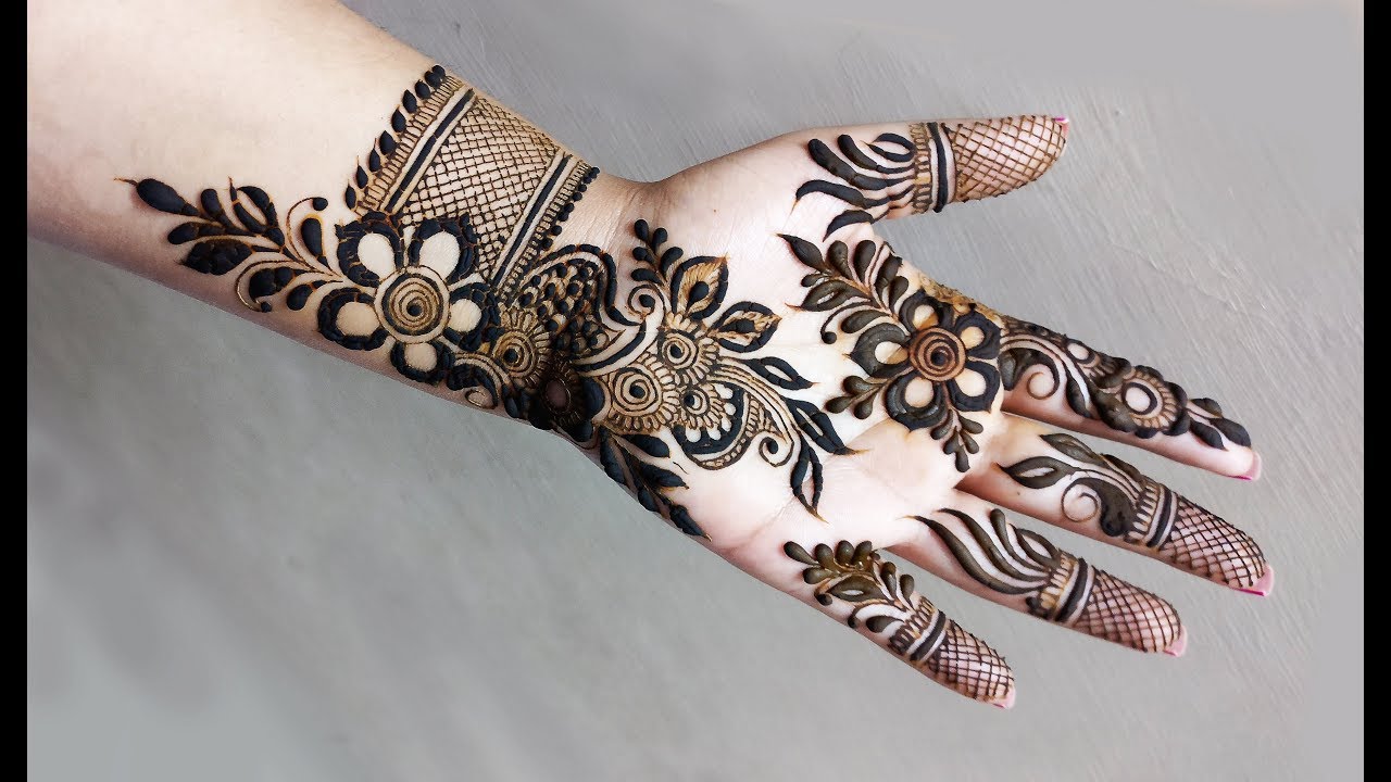 Eid Mehndi Designs Front Hand - Design Talk
