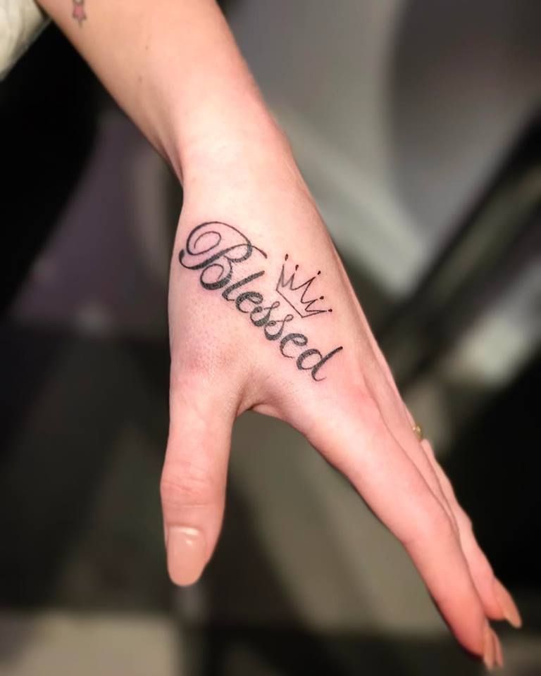 Stay and Quote Easy Hand Tattoo - Easy Hand Tattoos - Easy ...