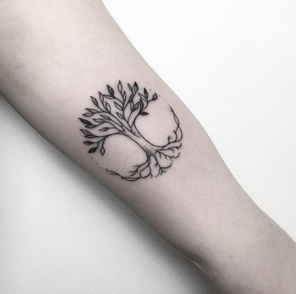 Tree Of Life Easy Simple Tattoo Easy Simple Tattoos Easy Tattoos