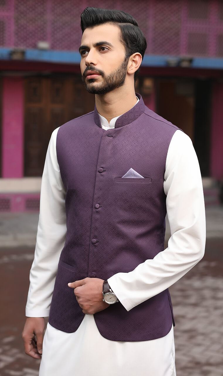 Shalwar kameez with waistcoat 2018 sale