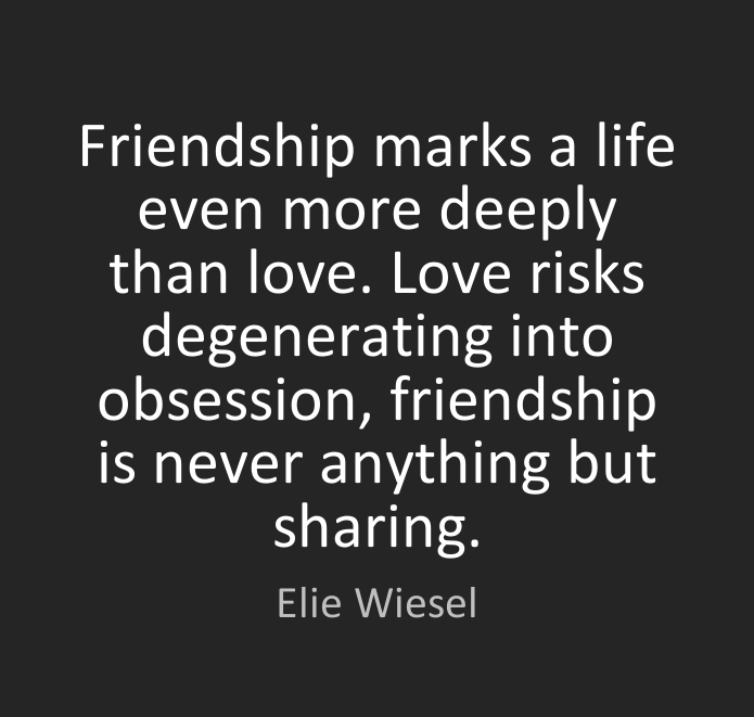 quotes on friendship and love