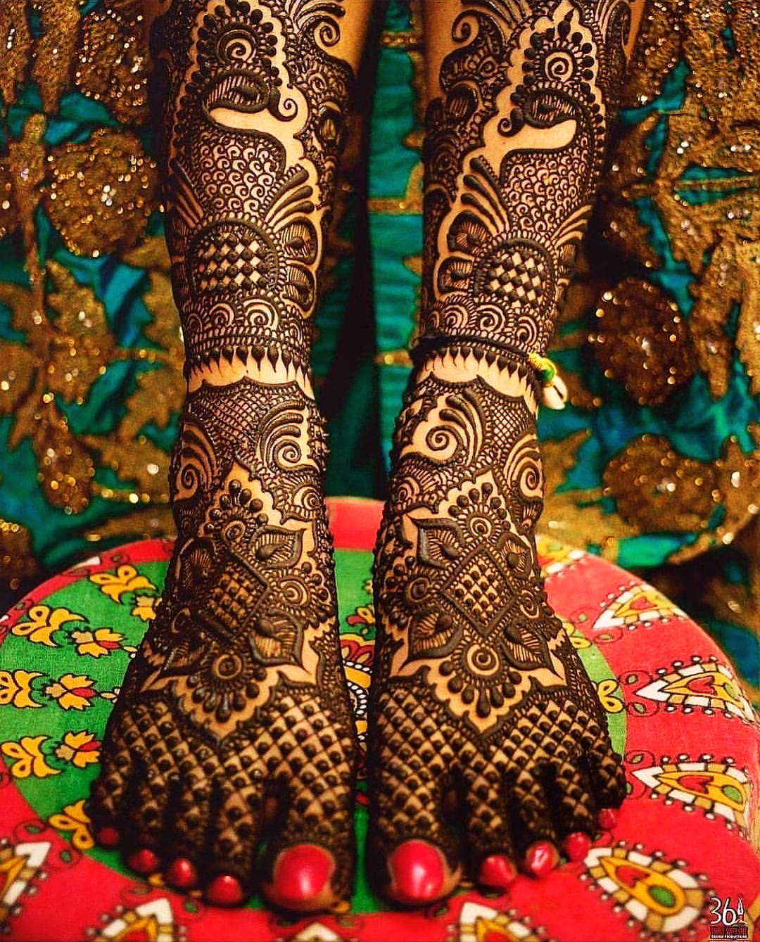 Best Bridal Mehndi Designs For Legs - Design Talk