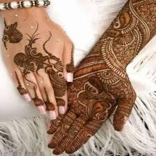 Innovative Circle Front Hand Bridal Mehndi Designs - Front Hand Bridal