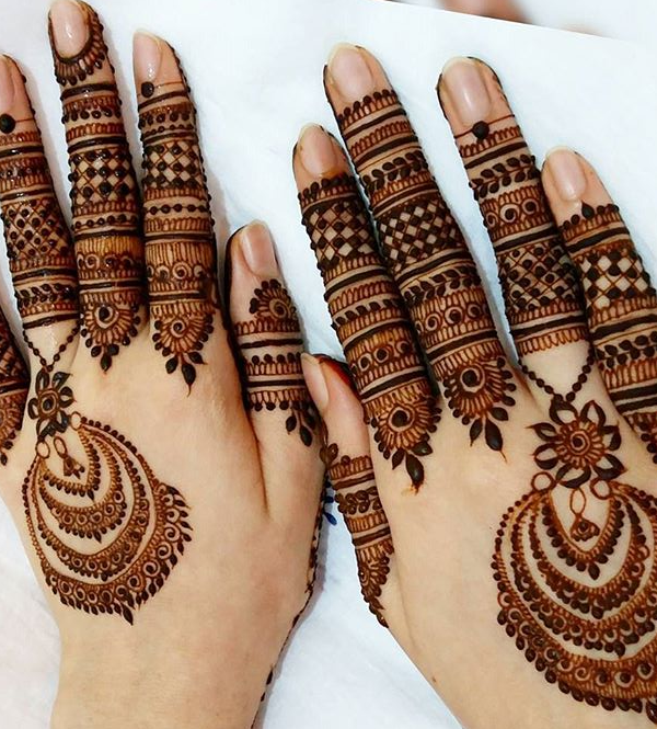 Dazzling Finger  Bridal  Mehndi  Designs  Finger  Bridal  