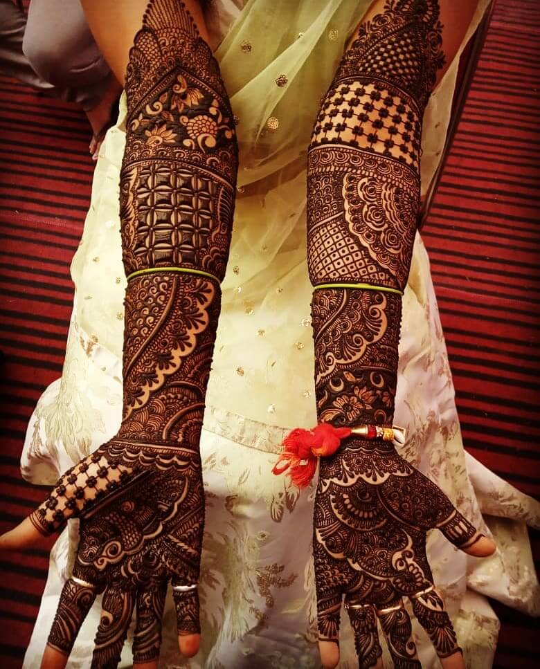 Surprising Full Hand Bridal Mehndi Designs - Full Hand Bridal Mehndi ...