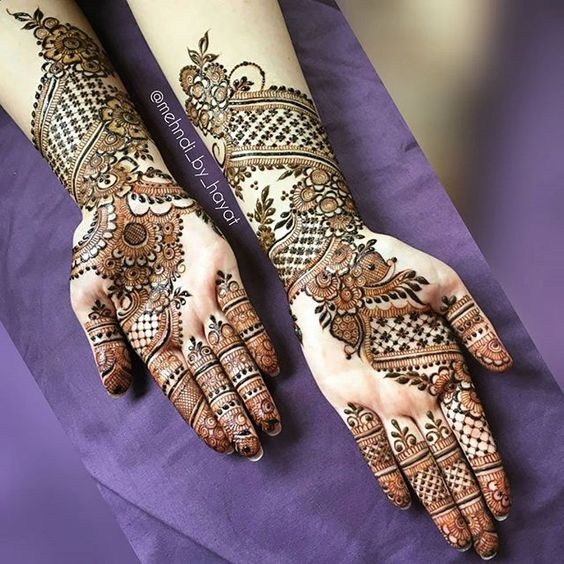 Bewildering Indo Arabic Bridal Mehndi Designs - Indo Arabic Bridal ...