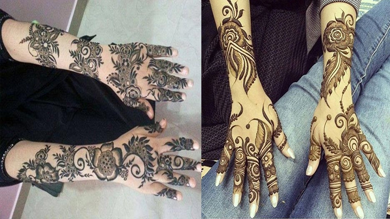 Astonishing Gulf Bridal Mehndi  Designs  Gulf Bridal 