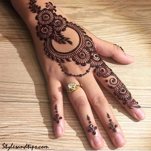 Beguiling Front Hand Arabic Mehndi Designs Front Hand Arabic