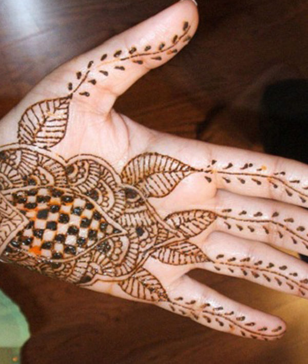 Standard Front Hand Arabic Mehndi Designs Front Hand Arabic