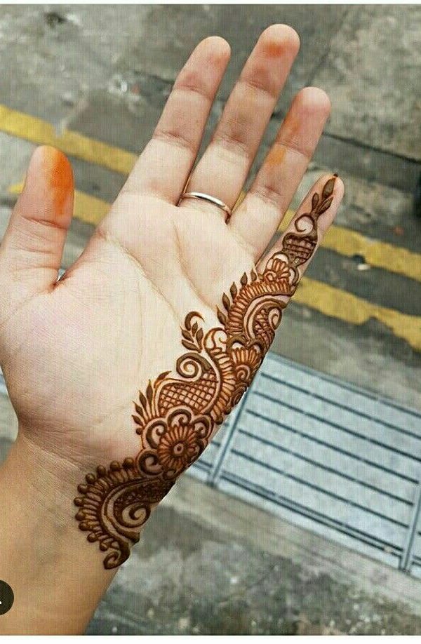 19 Best Front Hand Arabic Mehndi Designs Pictures Crayon