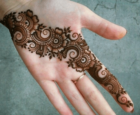 Arranged Palm Arabic Mehndi Designs Palm Arabic Mehndi Designs